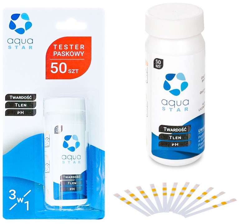 Tester paskowy 3w1 do basenu Aqua Star pomiar chloru pH alkaliczności